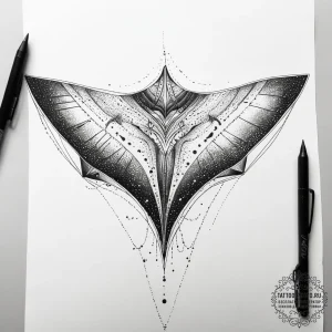 Tattoo sketch manta ray, artistic tattoo sket... - эскиз тату (№1757915831_0, 15.09.2025 05:57) — tattoo-photo.ru