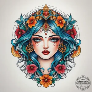 Tattoo sketch gear tattoo, tattoo drawing out... - эскиз тату (№1757922532_0, 15.09.2025 07:48) — tattoo-photo.ru