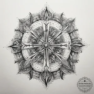 Tattoo sketch узор в виде моря, ink illustrat... - эскиз тату (№1757923343_0, 15.09.2025 08:02) — tattoo-photo.ru