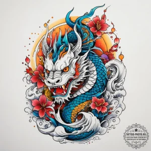 Tattoo sketch cosmic beginning, tattoo drawin... - эскиз тату (№1757929775_0, 15.09.2025 09:49) — tattoo-photo.ru