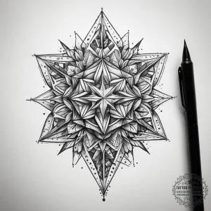 Tattoo sketch crystal, tattoo flash sheet des... - эскиз тату (№1757934266_0, 15.09.2025 11:04) — tattoo-photo.ru