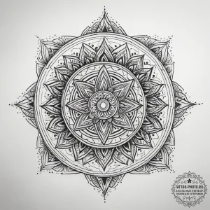 Tattoo sketch cosmic dimension, tattoo drawin... - эскиз тату (№1757934458_0, 15.09.2025 11:07) — tattoo-photo.ru