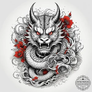 Tattoo sketch spiritual fount, tattoo flash s... - эскиз тату (№1757946589_0, 15.09.2025 14:29) — tattoo-photo.ru