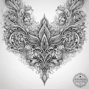 Tattoo sketch justice, artistic tattoo sketch... - эскиз тату (№1757946783_0, 15.09.2025 14:33) — tattoo-photo.ru