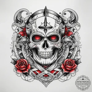 Tattoo sketch black, ink illustration for tat... - эскиз тату (№1757947568_0, 15.09.2025 14:46) — tattoo-photo.ru