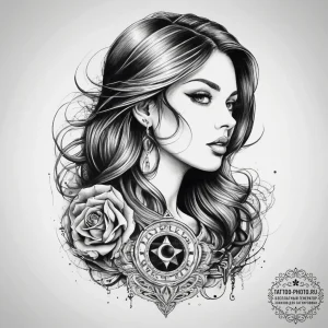 Tattoo sketch classic rock album cover - эскиз тату (№1757948362_0, 15.09.2025 14:59) — tattoo-photo.ru