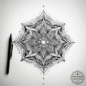 Tattoo sketch spiritual object, concept art f... - эскиз тату (№1757960366_0, 15.09.2025 18:19) — tattoo-photo.ru