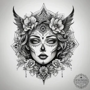 Tattoo sketch passion, tattoo flash sheet des... - эскиз тату (№1757961556_0, 15.09.2025 18:39) — tattoo-photo.ru