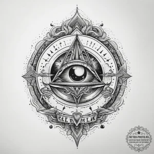 Tattoo sketch cosmic kingdom, ink illustratio... - эскиз тату (№1757962336_0, 15.09.2025 18:52) — tattoo-photo.ru