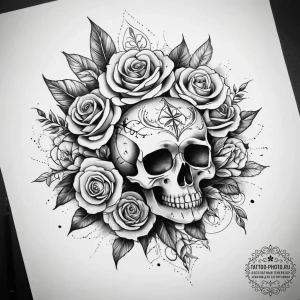 Tattoo sketch sketch животное, concept art fo... - эскиз тату (№1757969838_0, 15.09.2025 20:57) — tattoo-photo.ru