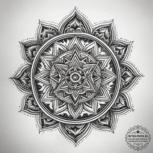 Tattoo sketch cosmic origin, tattoo flash she... - эскиз тату (№1757970432_0, 15.09.2025 21:07) — tattoo-photo.ru