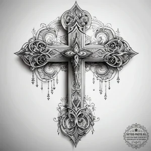Tattoo sketch calligraphy a pen and ink, tatt... - эскиз тату (№1757971813_0, 15.09.2025 21:30) — tattoo-photo.ru