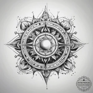 Tattoo sketch cosmic beginning - эскиз тату (№1757978941_0, 15.09.2025 23:29) — tattoo-photo.ru