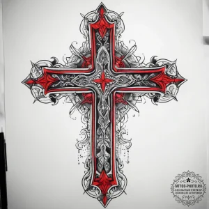 Tattoo sketch red, tattoo sketch design, blac... - эскиз тату (№1757992354_0, 16.09.2025 03:12) — tattoo-photo.ru