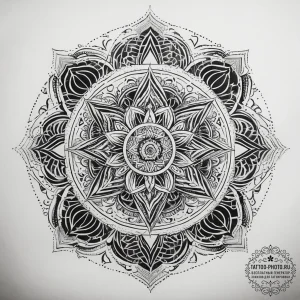 Tattoo sketch divine narrative, artistic tatt... - эскиз тату (№1757995897_0, 16.09.2025 04:11) — tattoo-photo.ru