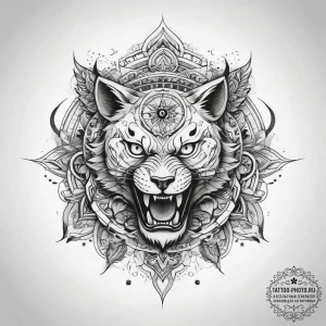 Tattoo sketch energy - эскиз тату (№1757997472_0, 16.09.2025 04:37) — tattoo-photo.ru