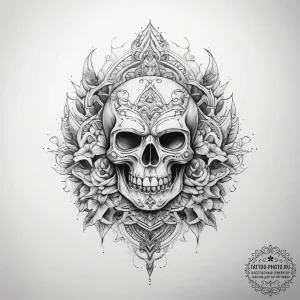 Tattoo sketch hidden - эскиз тату (№1758000203_0, 16.09.2025 05:23) — tattoo-photo.ru