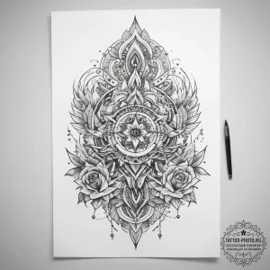 Tattoo sketch body - эскиз тату (№1758001783_0, 16.09.2025 05:49) — tattoo-photo.ru