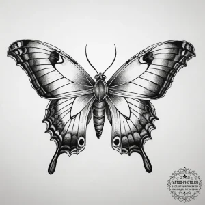 Tattoo sketch atlas moth, tattoo line art, on... - эскиз тату (№1758010794_0, 16.09.2025 08:19) — tattoo-photo.ru
