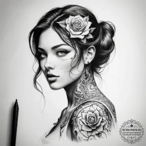 Tattoo sketch desire - эскиз тату (№1758015269_0, 16.09.2025 09:34) — tattoo-photo.ru
