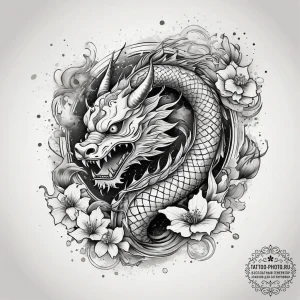 Tattoo sketch artist paint splatters, concept... - эскиз тату (№1758018598_0, 16.09.2025 10:29) — tattoo-photo.ru