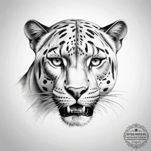 Tattoo sketch panther in ambush - эскиз тату (№1758022901_0, 16.09.2025 11:41) — tattoo-photo.ru