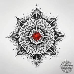 Tattoo sketch cosmic beginning, tattoo flash... - эскиз тату (№1758023487_0, 16.09.2025 11:51) — tattoo-photo.ru