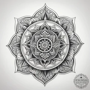 Tattoo sketch sacred story, tattoo drawing ou... - эскиз тату (№1758023876_0, 16.09.2025 11:57) — tattoo-photo.ru