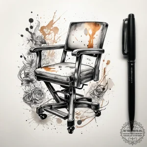 Tattoo sketch filmmaker director's chair, tat... - эскиз тату (№1758036940_0, 16.09.2025 15:35) — tattoo-photo.ru