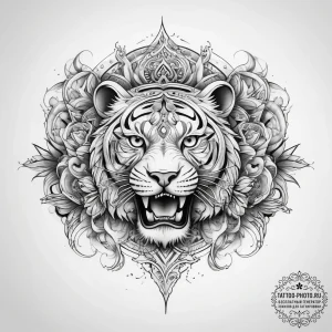 Tattoo sketch elegant tattoo - эскиз тату (№1758043392_0, 16.09.2025 17:23) — tattoo-photo.ru