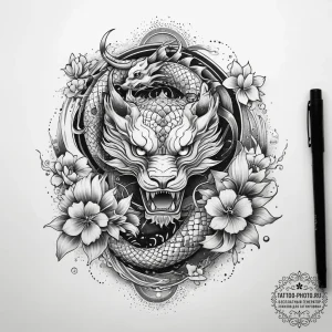 Tattoo sketch cosmos, concept art for tattoo,... - эскиз тату (№1758045509_0, 16.09.2025 17:58) — tattoo-photo.ru