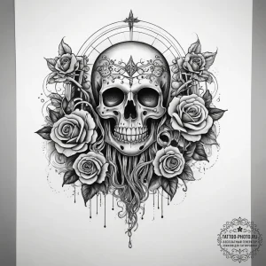 Tattoo sketch jellyfish tattoo, artistic tatt... - эскиз тату (№1758051704_0, 16.09.2025 19:41) — tattoo-photo.ru