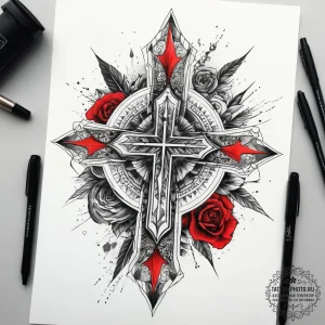 Tattoo sketch goal, tattoo line art, trash po... - эскиз тату (№1758056942_0, 16.09.2025 21:09) — tattoo-photo.ru