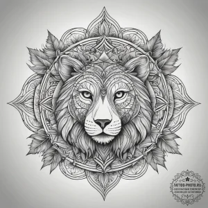 Tattoo sketch spirit of the forest, ink illus... - эскиз тату (№1758062251_0, 16.09.2025 22:37) — tattoo-photo.ru