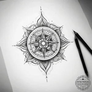 Tattoo sketch cosmic entity, artistic tattoo... - эскиз тату (№1758067999_0, 17.09.2025 00:13) — tattoo-photo.ru