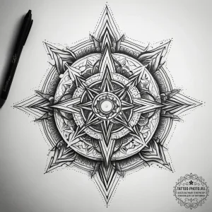 Tattoo sketch cosmic presence, concept art fo... - эскиз тату (№1758069202_0, 17.09.2025 00:33) — tattoo-photo.ru