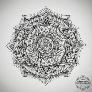 Tattoo sketch quest, tattoo line art, geometr... - эскиз тату (№1758074132_0, 17.09.2025 01:55) — tattoo-photo.ru