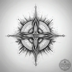 Tattoo sketch dotwork абстрактные точки, tatt... - эскиз тату (№1758076494_0, 17.09.2025 02:34) — tattoo-photo.ru