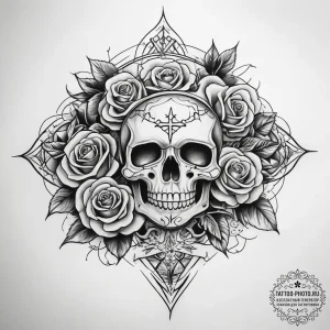 Tattoo sketch dark, tattoo drawing outline, c... - эскиз тату (№1758079461_0, 17.09.2025 03:24) — tattoo-photo.ru