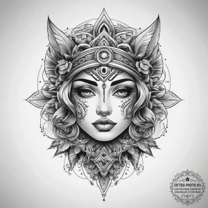 субкультуры, ink illustration for tattoo, on... - эскиз тату (№1758080432_0, 17.09.2025 03:40) — tattoo-photo.ru