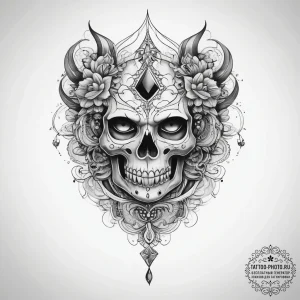 Tattoo sketch onyx - эскиз тату (№1758081829_0, 17.09.2025 04:03) — tattoo-photo.ru