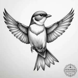Tattoo sketch sand martin, tattoo sketch desi... - эскиз тату (№1758091663_0, 17.09.2025 06:47) — tattoo-photo.ru