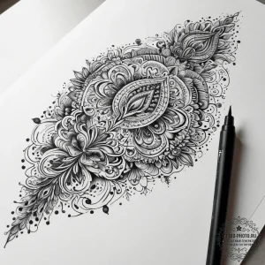 Tattoo sketch nail polish tattoo, ink illustr... - эскиз тату (№1758091858_0, 17.09.2025 06:50) — tattoo-photo.ru