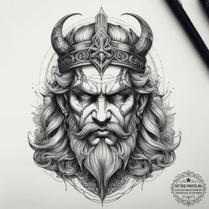 Tattoo sketch greek god hades, tattoo sketch... - эскиз тату (№1758093421_0, 17.09.2025 07:17) — tattoo-photo.ru