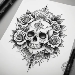 Tattoo sketch blessed tool, tattoo drawing ou... - эскиз тату (№1758094800_0, 17.09.2025 07:40) — tattoo-photo.ru