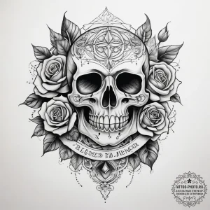 Tattoo sketch blessed fable, tattoo line art,... - эскиз тату (№1758096201_0, 17.09.2025 08:03) — tattoo-photo.ru