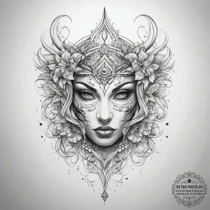Tattoo sketch gold, tattoo sketch design, on... - эскиз тату (№1758099968_0, 17.09.2025 09:06) — tattoo-photo.ru