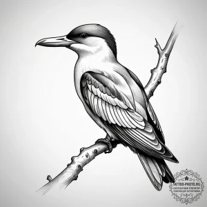 Tattoo sketch shearwater, tattoo drawing outl... - эскиз тату (№1758100368_0, 17.09.2025 09:12) — tattoo-photo.ru