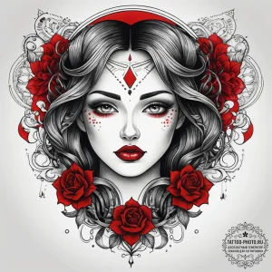 Tattoo sketch passion, ink illustration for t... - эскиз тату (№1758103965_0, 17.09.2025 10:12) — tattoo-photo.ru
