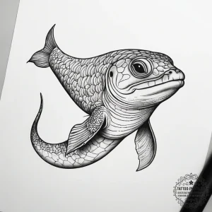 Tattoo sketch moray eel, tattoo drawing outli... - эскиз тату (№1758112617_0, 17.09.2025 12:36) — tattoo-photo.ru